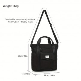 Women's Large Capacity Convertible Backpack - Stylish Multi-Compartment Travel Backpack with Detachable Crossbody/Handheld Bag, Adjustable Padded Shoulder Straps